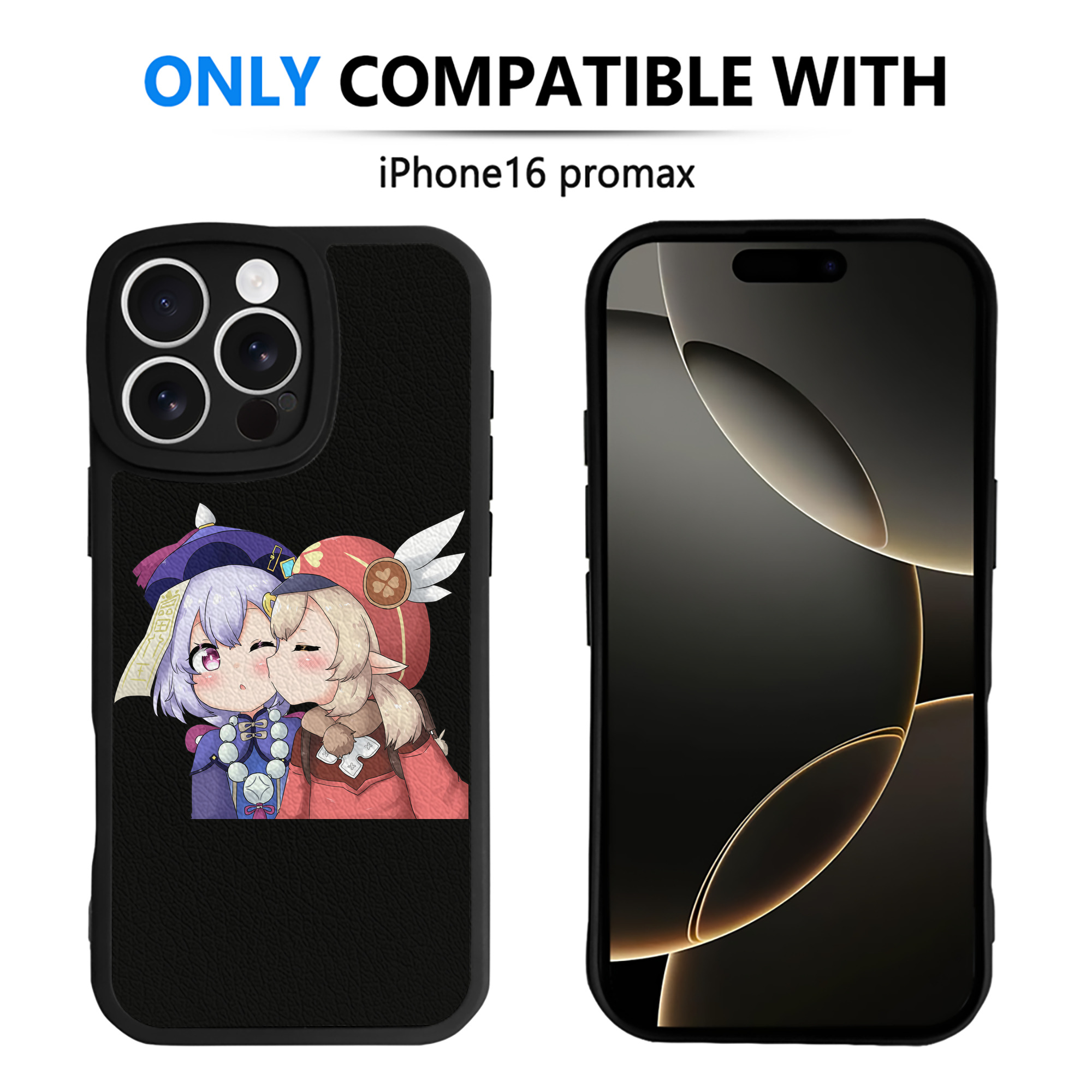 げんし神 七七 なな  genshin Nana 【iPhone 16シリーズ対応】シリコンスマホケース（レザー調） 材質：シリコン